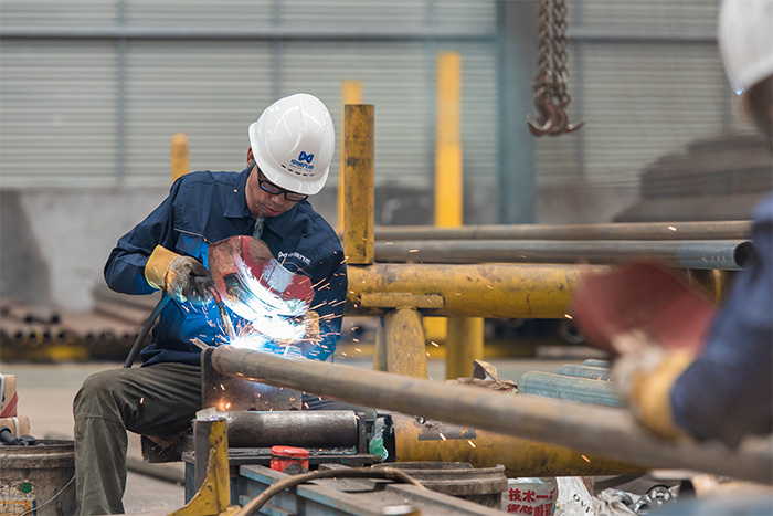 五常网架焊接车间